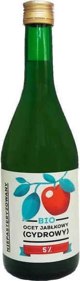 BIO Äppelcidervinäger 700 ml FÜNF ÄNDERUNGEN